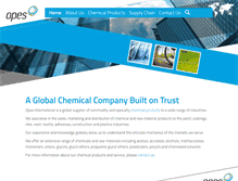 Tablet Screenshot of opeslimited.com